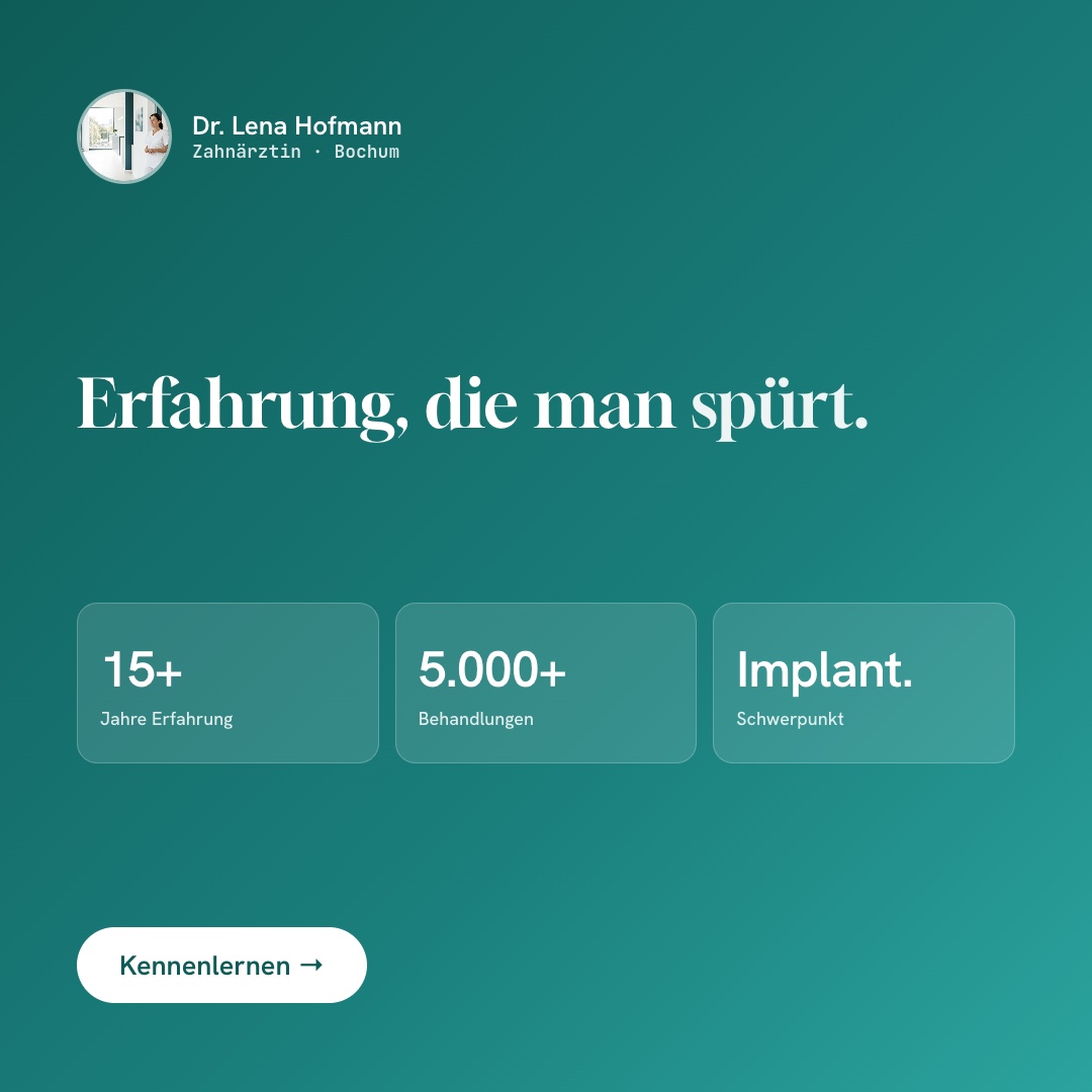 Werbeanzeige — 15+ Jahre, 5.000+ Behandlungen